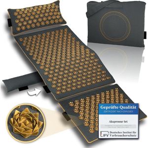 Lexium Spijkermat – Acupressuur Mat - Spijkerbed - Acupunctuur Kussen - Shakti Massage - Massage & Ontspanning -