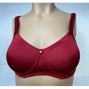 Amoena Prothese BH Lara Satin 75AA Rood / Red voorgevormde Beha