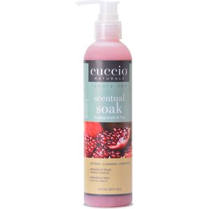 Cuccio Scentual Soak Pomegranate & Fig 237 ml -Hydraterend- Voedend-Stralende huid-Gladmakend-Verzachtend