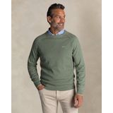 NZA - Groene katoenen trui met ronde hals