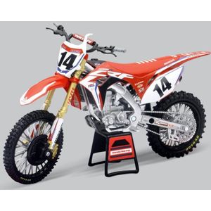 New-Ray Cole Seely Honda CRF450 Replica Mini Crossmotor 1/12 Schaalmodel