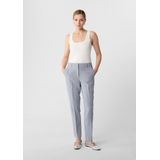 comma - Hose - Slim-fit - Zwart - Enkellengte