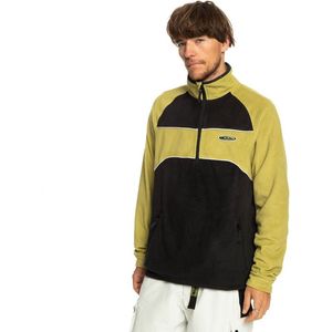 Quiksilver Powder Chaser Fleece Met Halve Rits Zwart XL Man