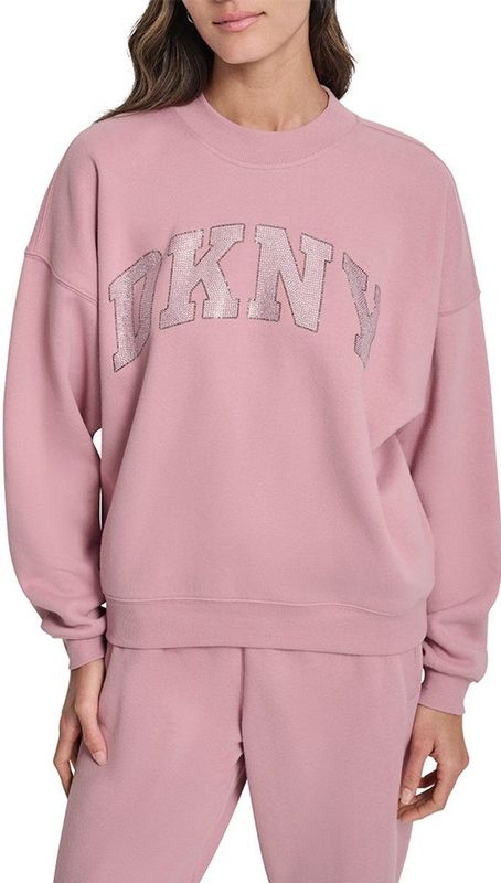 DKNY Performance Sportief sweatshirt  rosa / zilver
