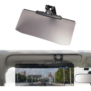 Autozonneklep - Anti-reflectie Vizier - Verstelbare Hoek - Grijs - 32x14,5cm