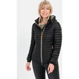 camel active Lichtgewicht gewatteerde jas gemaakt van gerecycled polyamide - Maat womenswear-34 - Zwart
