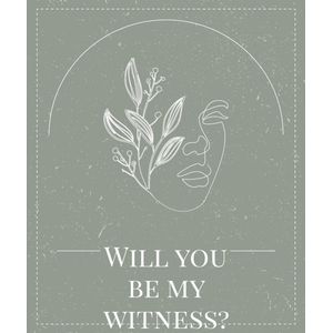 Handzeep met Etiket: Will you be my witness? - Origineel Wil je mijn Getuige zijn Cadeau - makeyour.com - Premium Handzeep - makeyour.com