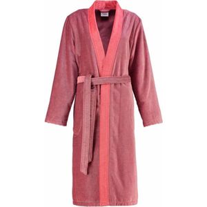Cawo 6431 Velours Dames Badjas Kimono - Rot 44