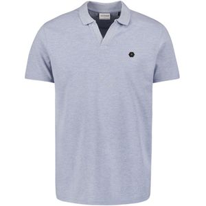 No Excess - Polo V Melange Cloud - Poloshirt