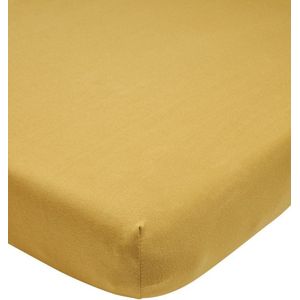 Meyco Home Uni Hoeslaken Tweepersoons - Honey Gold - 140x200cm