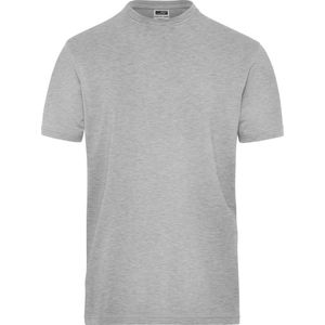 James and Nicholson Heren Organisch Katoenen Stretch T-Shirt (Grijze Heide)