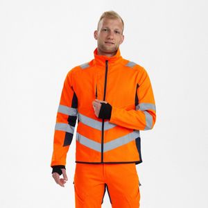 Engel Safety - 1544-314 - Werkjack - Hi-vis Orange / Blue Ink