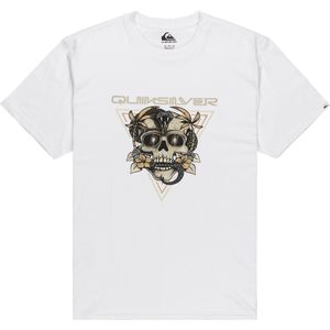 Quiksilver Core Skull T-shirt Met Korte Mouwen Wit L Man
