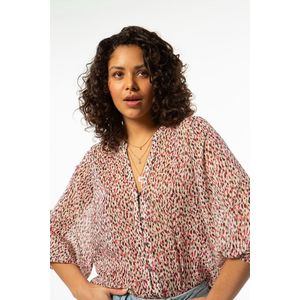 GARCIA - Overhemd - Wit - Chiffon Blouse - Lange Mouwen - Regular Fit