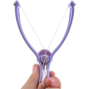 Gezichtshaar Verwijderaar – Pijnloze Wenkbrauw Epilator – Draadloos – Waterdicht – Geschikt voor Alle Huidtypes – Inclusief 10 Reserve Draadjes