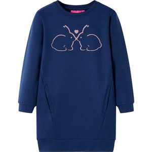 vidaXL - Kinderjurk - 92 - marineblauw