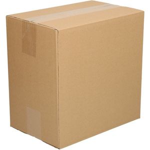 25x Vouwdoos 255 x 160 x 250 mm - B- golf (± 3,0 mm) Karton - Universele verzenddozen