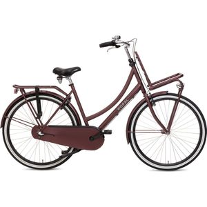 Popal Daily Dutch Basic+ N3 Transportfiets - Stadsfiets - Dames - 53 centimeter - Oak Red