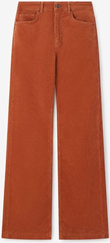 Sissy-Boy - Corduroy Flared Broek - Bruin - 4-Pocket Model