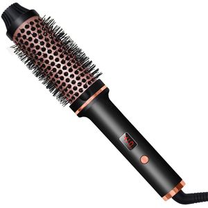 2-in-1 Haarstyler met Ionentechnologie – Krultang & Stijltang in één, 5 Temperatuurstanden, LCD Display, Snelle Opwarming, Anti-Verbrandingsdesign & 360° Draaibare Kabel
