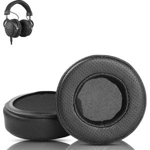 QPFO® Ademende Vervangende Oorkussens – Geschikt voor DT 990 Pro, DT 770 Pro, DT990, DT770, MMX 300 – Comfortabele Koptelefoon Earpads