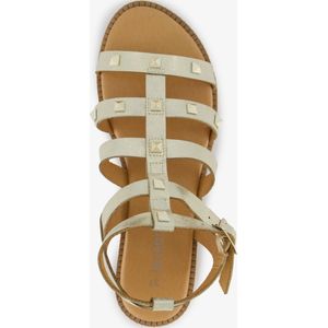 Blue Box dames sandalen goud met studs - Maat 39