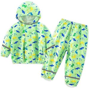 Waterdicht Regenpak voor Kinderen - Ademend en Lichtgewicht Tweedelig Modderpak voor Jongens en Meisjes (1-7 jaar)