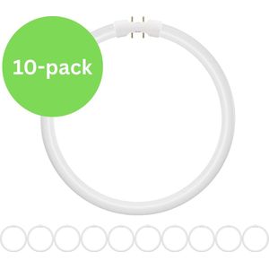 10x TL5 Cirkel TL-buis 60W – 2GX13 (4-pins) Ø 37cm – 840 Koel Wit – Vervangt Philips/Osram