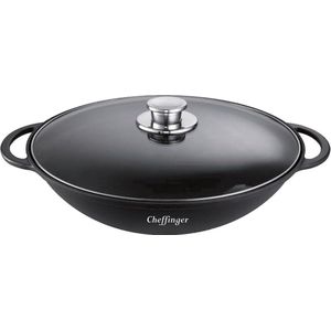 Babij Cooking Wokpan CF-DW36 - 36 cm - duurzame Wok - antiaanbaklaag