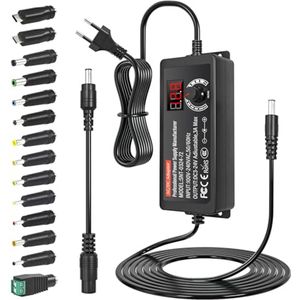 Universele instelbare voeding 3A 72W voor huishoudelijke elektronica