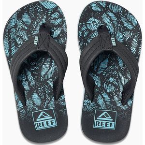Reef Kids Ahi Aquifer Palm Jongens Slippers - Blauw - Maat 32