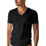 Mey - V-hals Dry Cotton T-shirt Zwart - Heren - Maat 3XL - Slim-fit