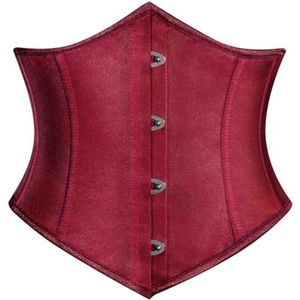 Vintage Steampunk Corset Riem voor Dames - Brede Vetersluiting Riem