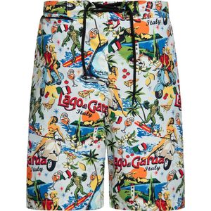 King Kerosin Aop Badehose KKU411052 Off White-L