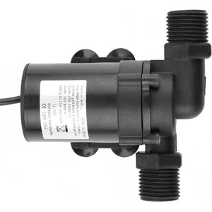 Borstelloze mini-waterpomp DC 24 V warmwatercirculatiepomp voor boilers op zonne-energie -40 °C ~ 100 °C