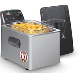 Fritel Turbo SF 4551 Één/Één Autonome Air Fryer - Friteuse - Grijs - Zilver - Zwart