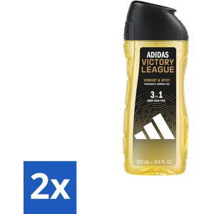 Adidas Shower Gel Victory League 250 ml - Voordeelverpakking - 2 stuks