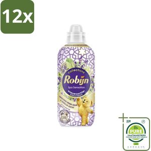 Robijn – Wasverzachter – Intense Spa Sensation – 765 ml - Voordeelverpakking - 12 stuks - Wasverzachter - Eucalyptus