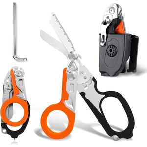 Thelau - Reddingsschaar 6-in-1 multitool Traumaschaar met Moersleutel