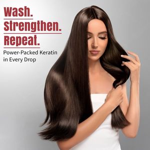 Keratine Plus shampoo tegen haaruitval 200 ml met 2 GRATIS keratine plus behandelingen