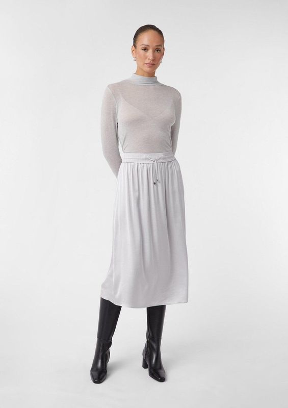 comma - Midi-rok - Satijn