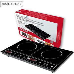 Royalty Line - Dubbele inductie plaat - Om te koken - Zwart