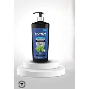 Biomen Anti-roos shampoo 1000 ml - Menthol & Zink - Anti-Roos - Verfrissende Shampoo - Haarverzorging - Herbal shampoo - Anti-roos shampoo