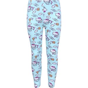 Turquoise meisjes legging HELLO KITTY lang