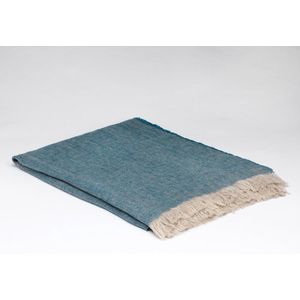 McNutt - Linnen Plaid - Visgraat - Blauw