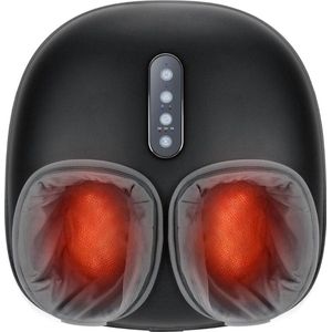 Shiatsu-voetmassageapparaat met kalmerende warmte en diepe kneedtherapie voor voetpijn - instellingen op meerdere niveaus en luchtcompressie Voetmassage