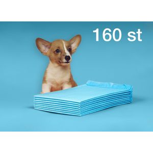 EmdaMed - Puppy training pads - absorberende onderlegger - incontinentie mat - 60x60 - 160 stuks