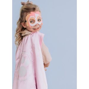 Paw Patrouille pup - Cape en masker - Roze - Carnavalskleding kinderen