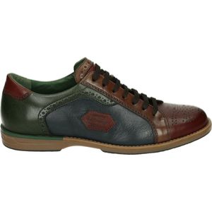 Galizio Torresi 314038 - Heren sneakersHeren veterschoenVrije tijdsschoenen - Kleur: Rood - Maat: 46