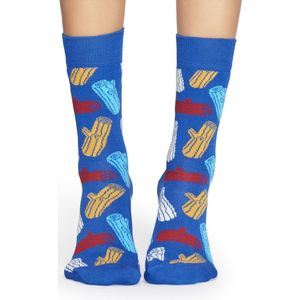 Happy Socks Logs Sokken - Blauw - Maat 41-46